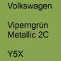 Preview: Volkswagen, Viperngrün Metallic 2C, Y5X.